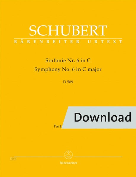 Schubert: Symphony No. 6 in C Major, D 589