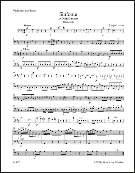 Haydn: Symphony in D Major, Hob. I:96
