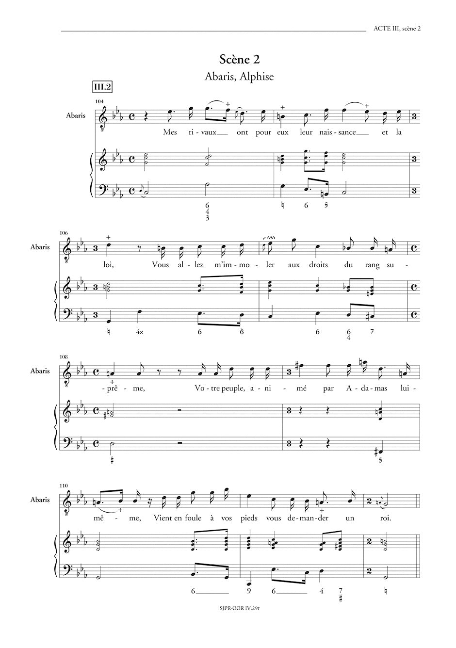 Rameau: Les Boréades, RCT 31
