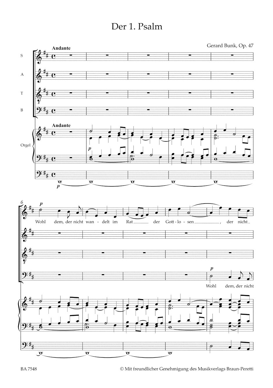 Bunk: Sacred Choral Music