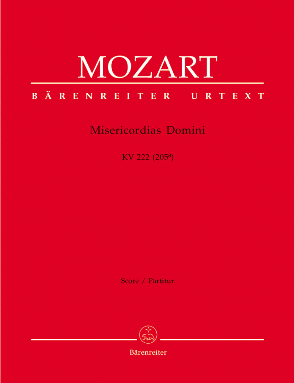 Mozart: Misericordias Domini, K. 222 (205a)