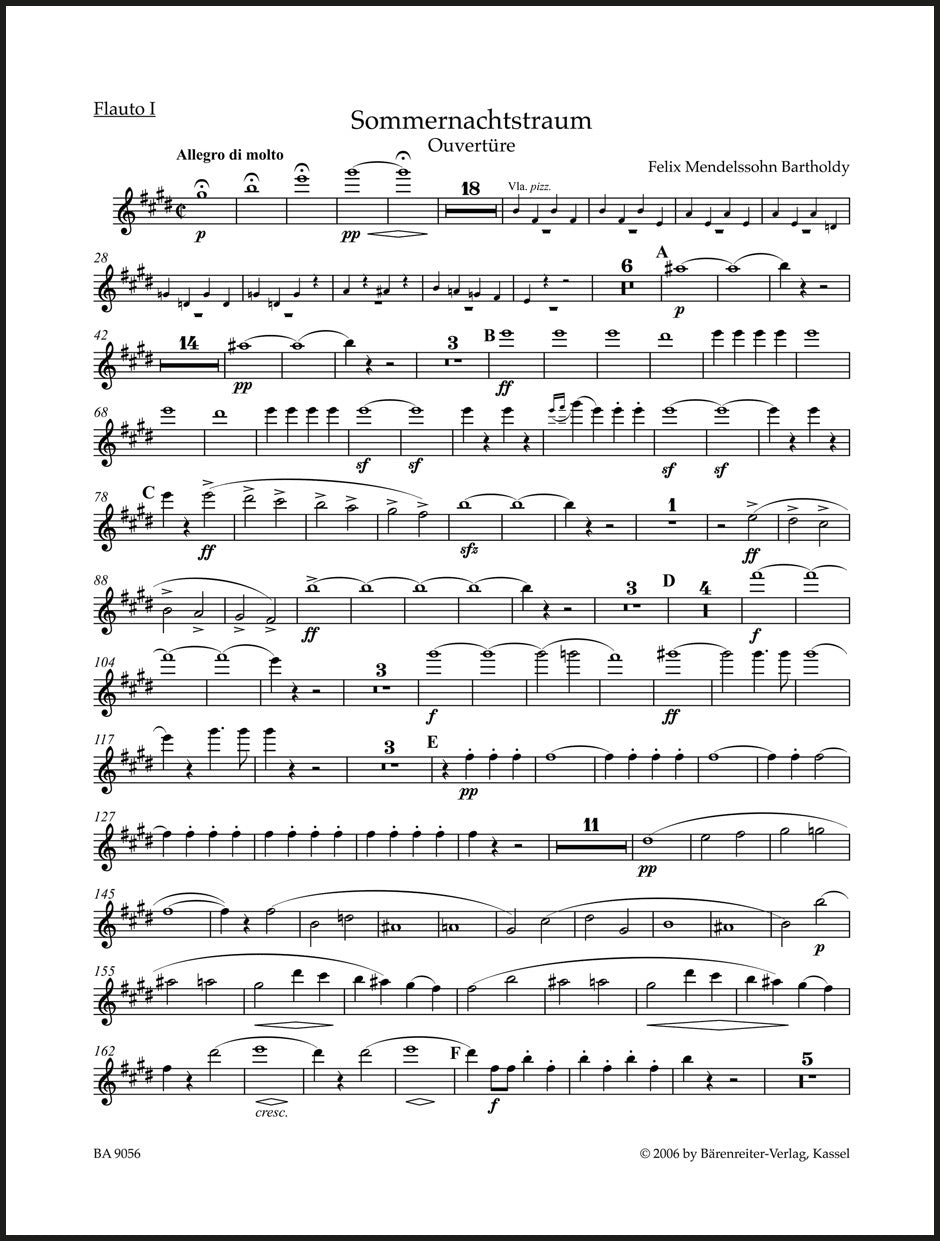 Mendelssohn: A Midsummer Night's Dream Overture, MWV P 3, Op. 21