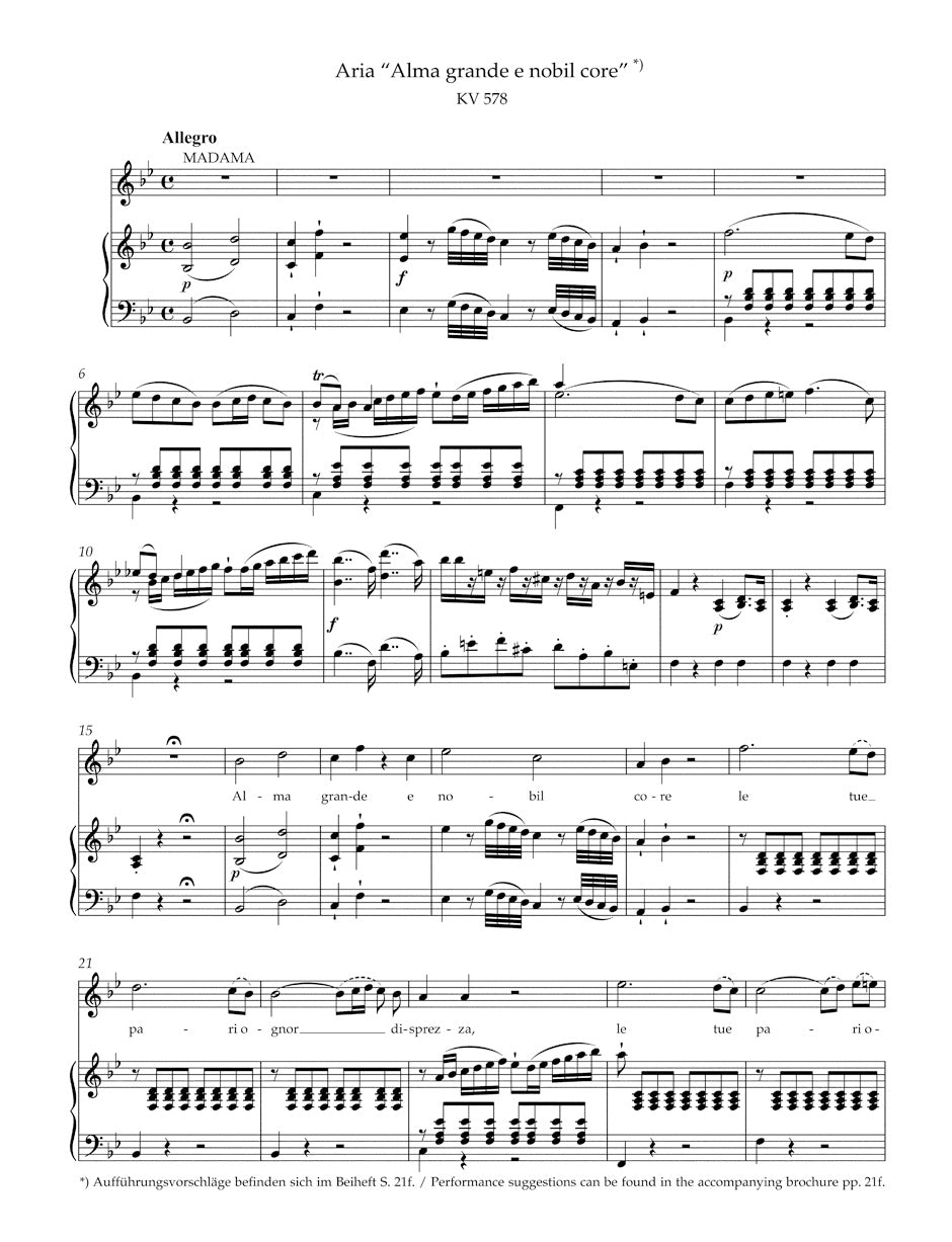 Mozart: Concert Arias for Low Soprano and Contralto