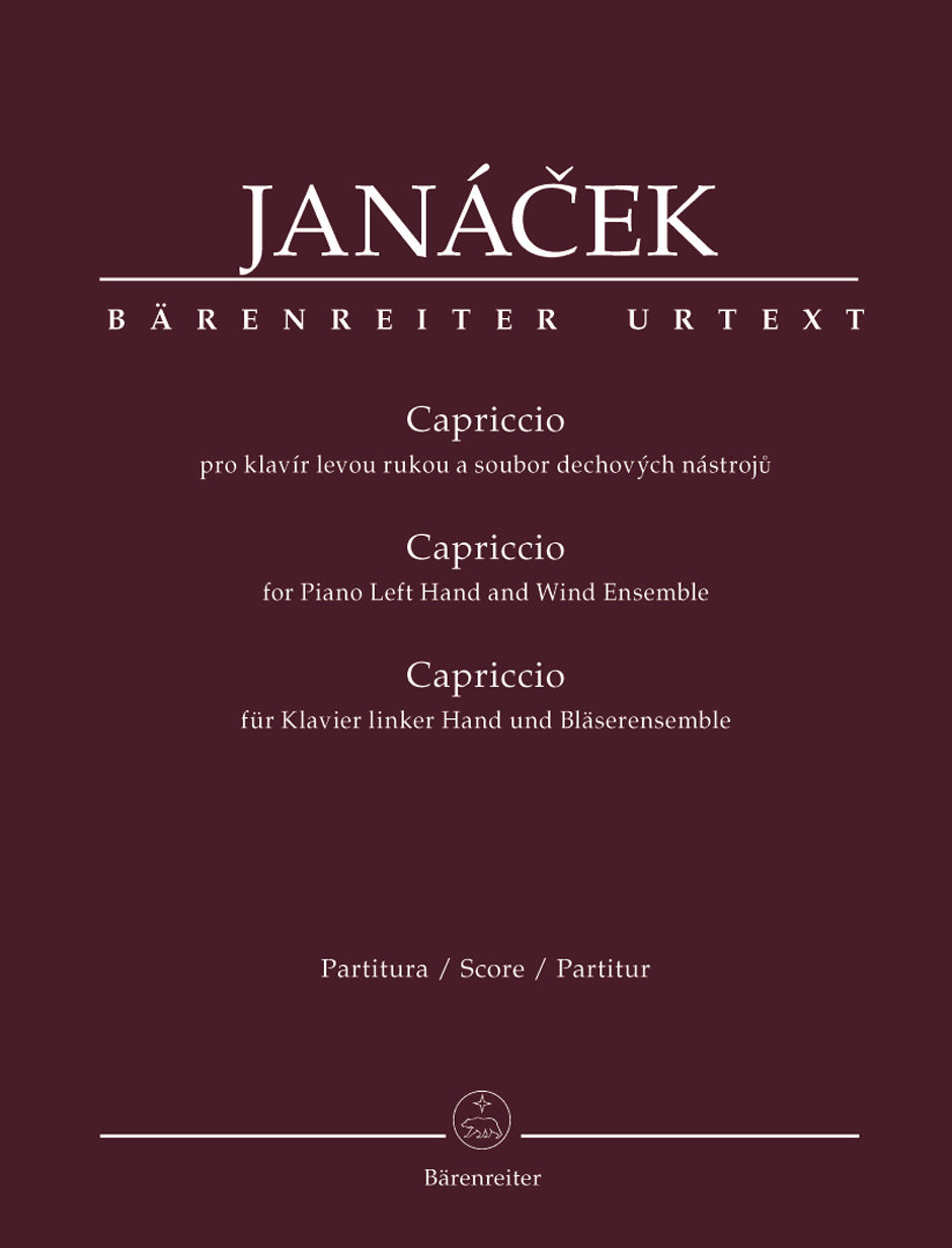 Janáček: Capriccio for Piano Left Hand and Wind Ensemble