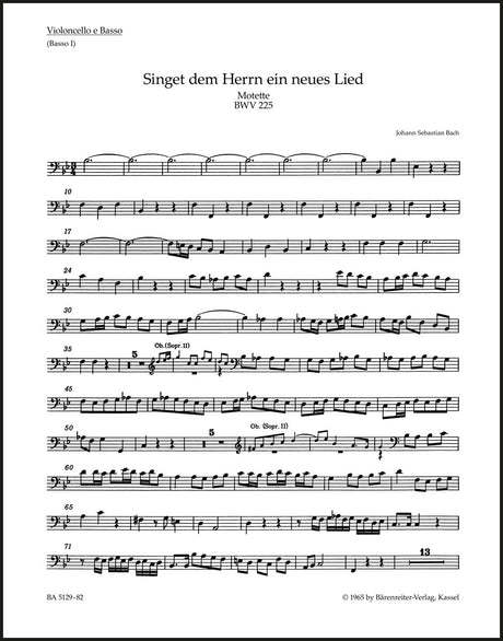 Bach: Singet dem Herrn ein neues Lied, BWV 225