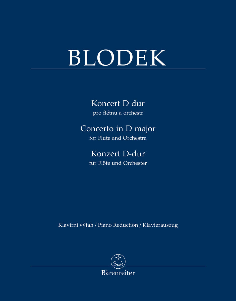 Blodek: Flute Concerto in D Major