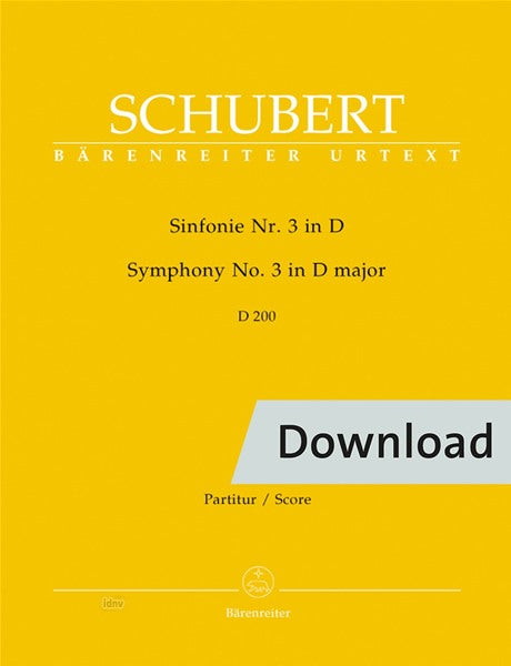 Schubert: Symphony No. 3 in D Major, D 200