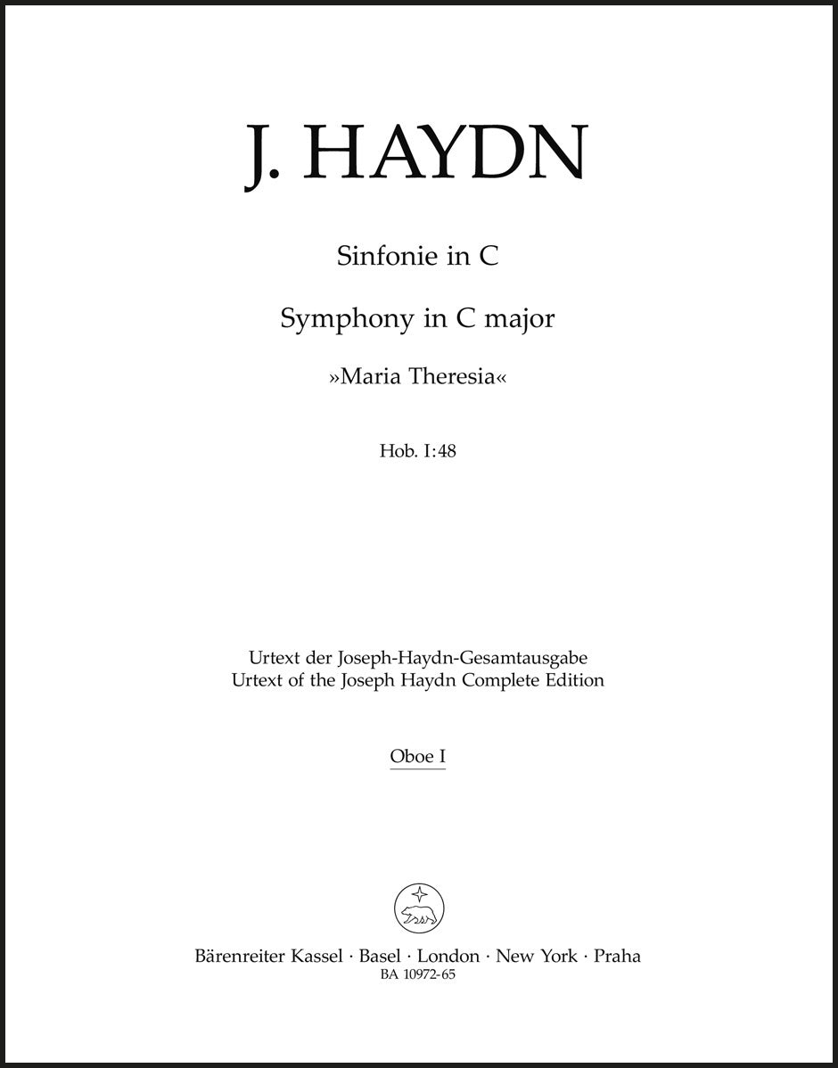 Haydn: Symphony in C Major, Hob. I:48 ("Maria Theresia")