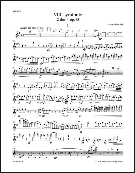 Dvořák: Symphony No. 8 in G Major, Op. 88