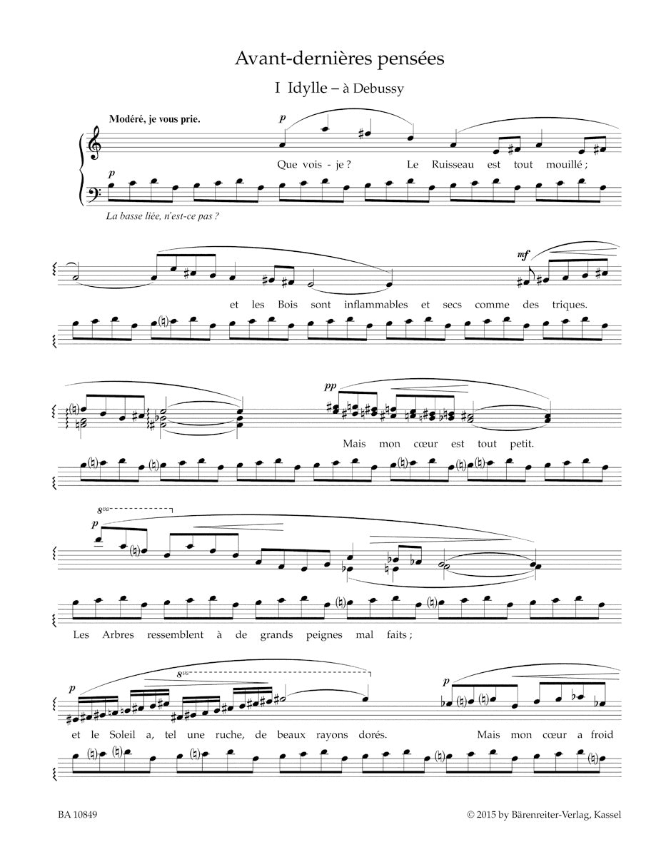 Satie: Avant-dernières pensées