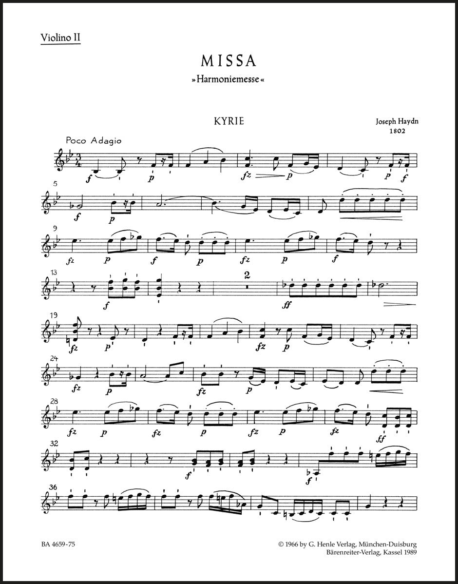 Haydn: Missa in B-flat Major, Hob. XXII:14