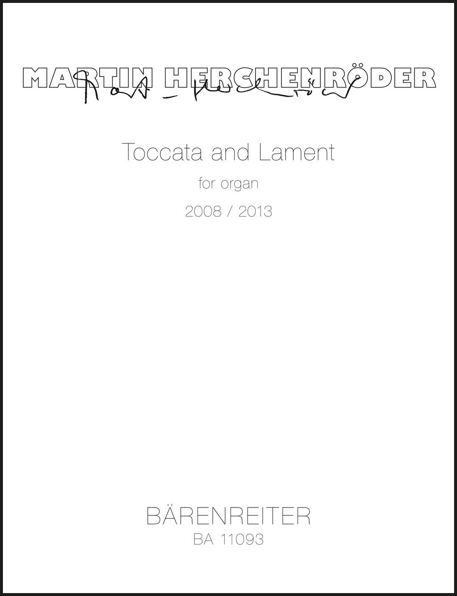 Herchenröder: Toccata and Lament