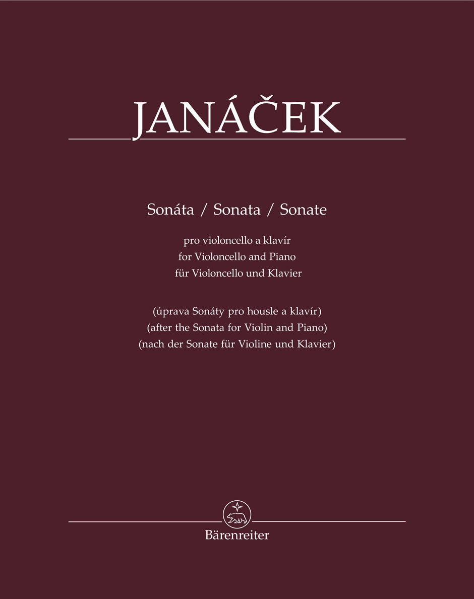 Janáček: Violin Sonata (arr. for cello)