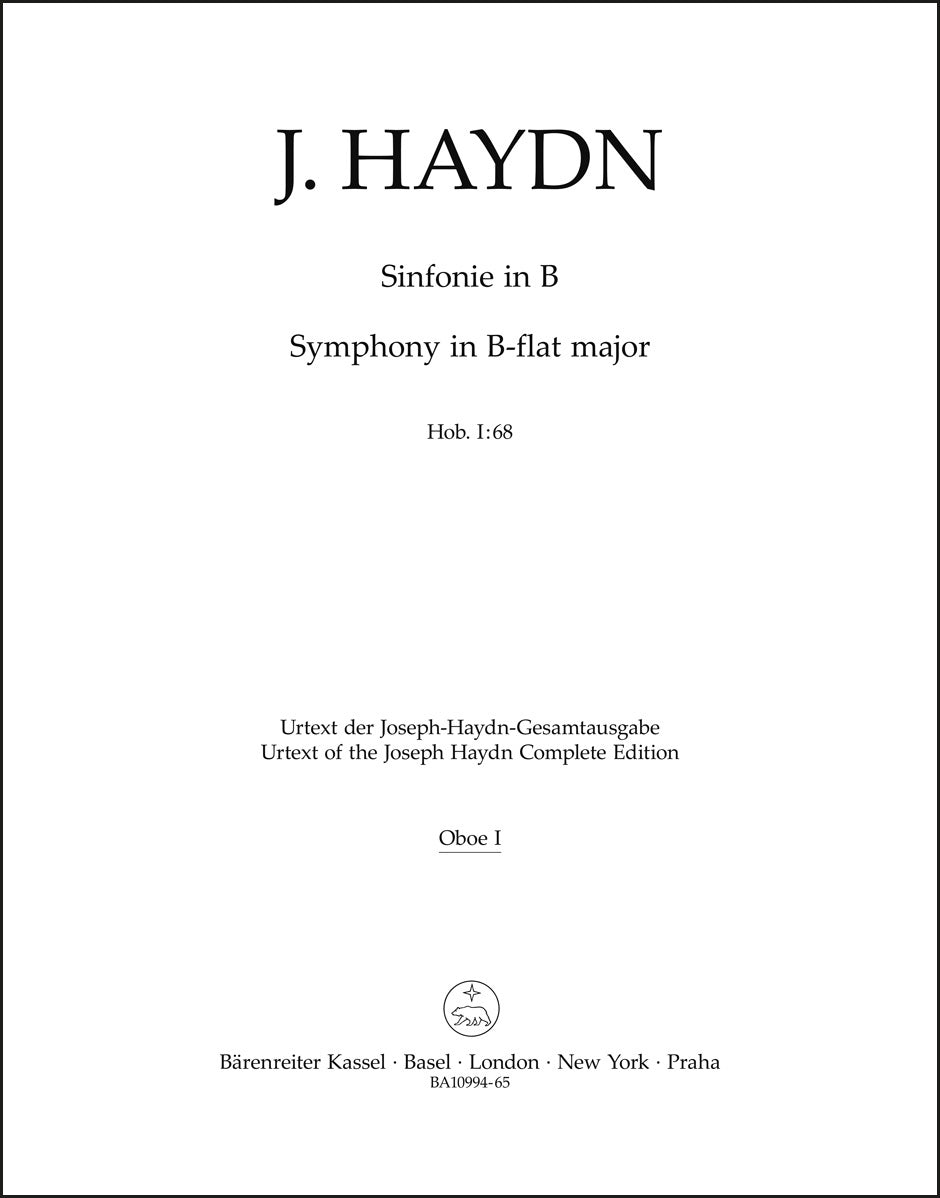 Haydn: Symphony in B-flat Major, Hob. I:68