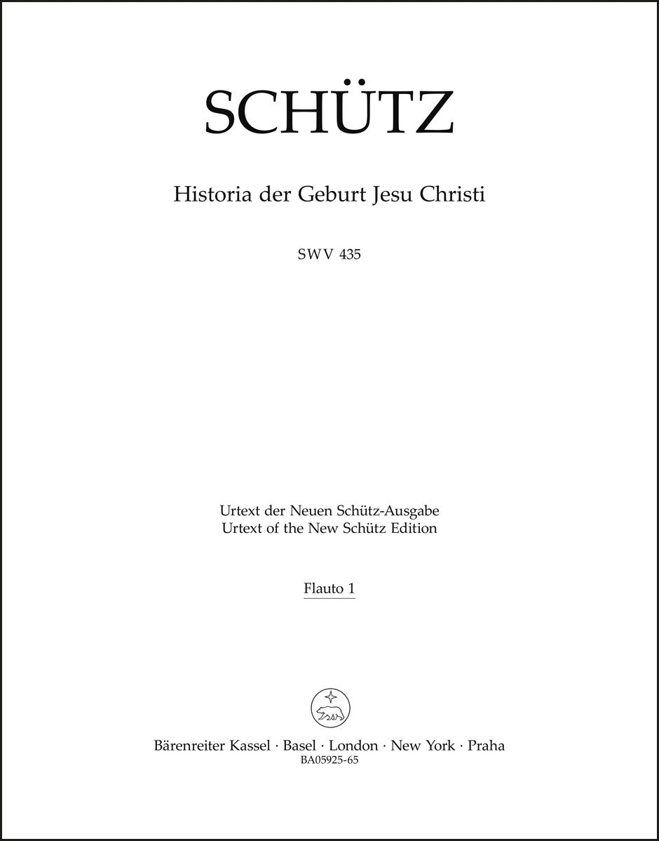 Schütz: Historia der Geburt Jesu Christi, SWV 435