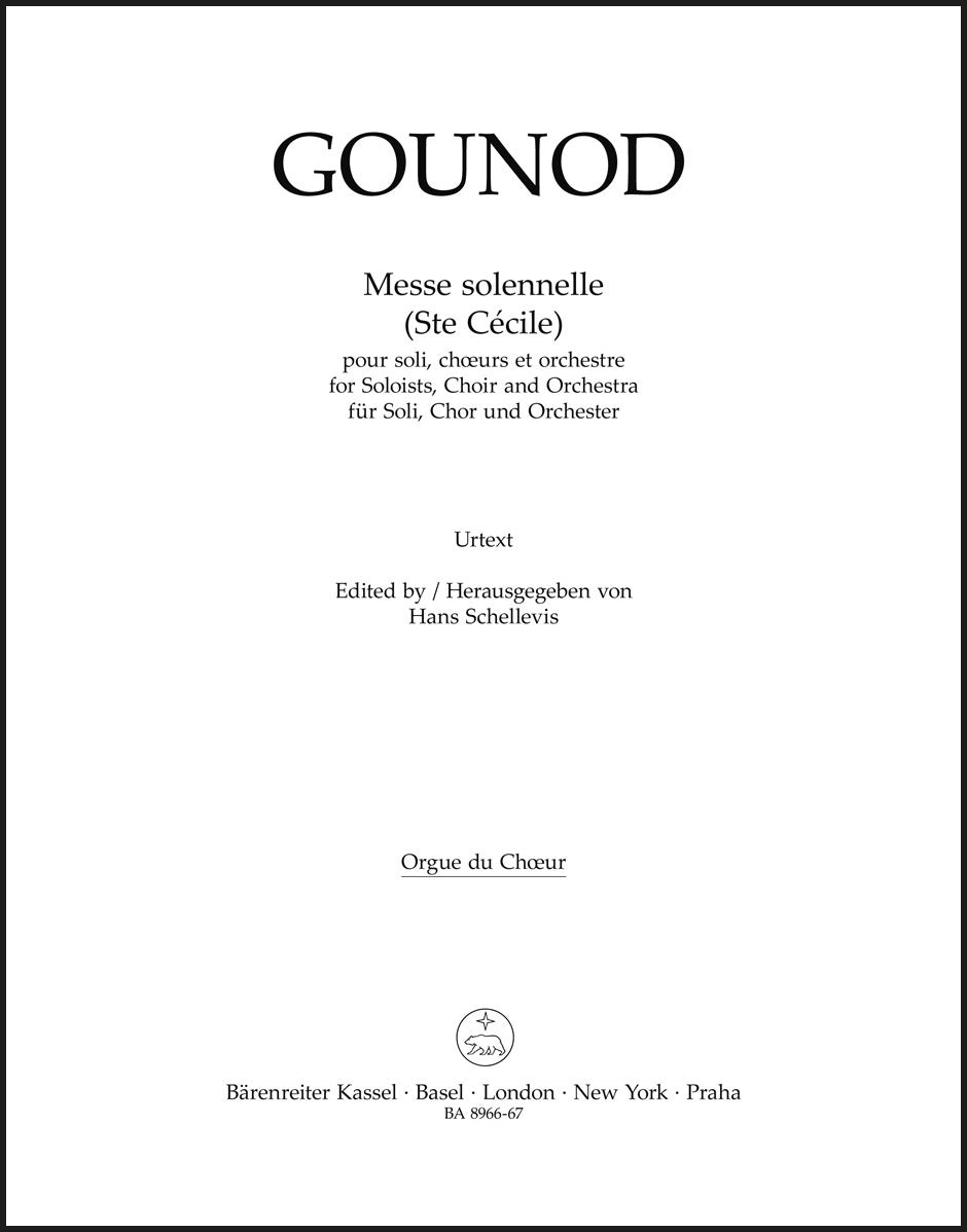 Gounod: Messe solennelle (St. Cecilia Mass)