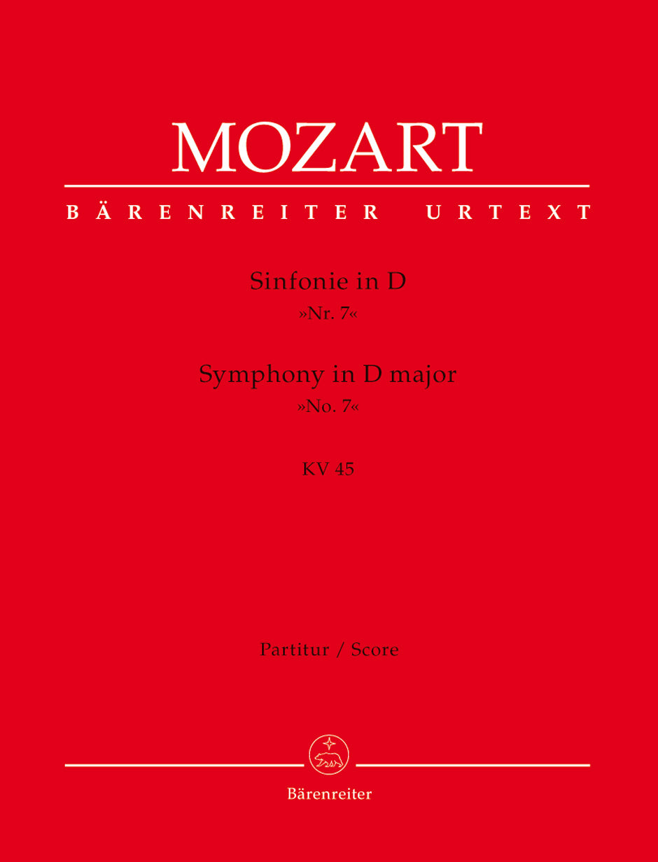 Mozart: Symphony No. 7 in D Major, K. 45