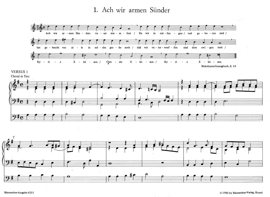 Weckmann: Chorale Settings for Organ