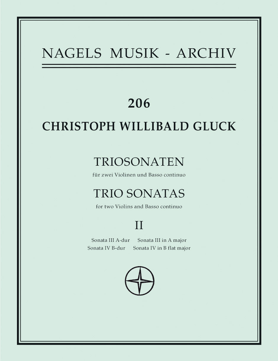 Gluck: Trio Sonatas Nos. 3 and 4 (A Major and B-flat Major)