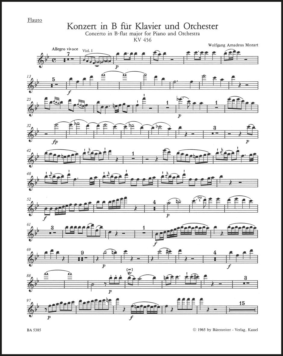 Mozart: Piano Concerto No. 18 in B-flat Major, K. 456