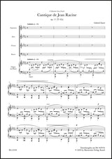 Fauré: Cantique de Jean Racine, Op. 11, N 42a
