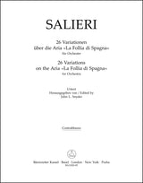 Salieri: 26 Variations on the Aria "La Follia di Spagna"
