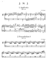 Bach: Notebook for Wilhelm Friedemann Bach