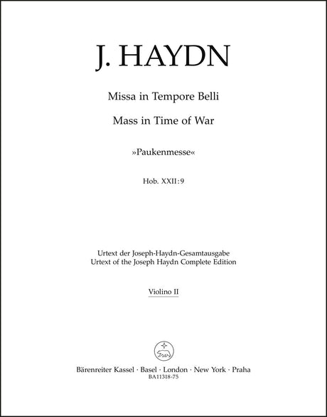 Haydn: Missa in Tempore Belli, Hob. XXII:9