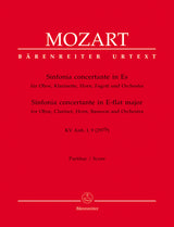 Mozart: Sinfonia concertante for Oboe, Clarinet, Horn, Bassoon and Orchestra in E-flat Major K. Anh. I,9 (297b)