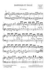 Rameau: Daphnis et Églé, RCT 34