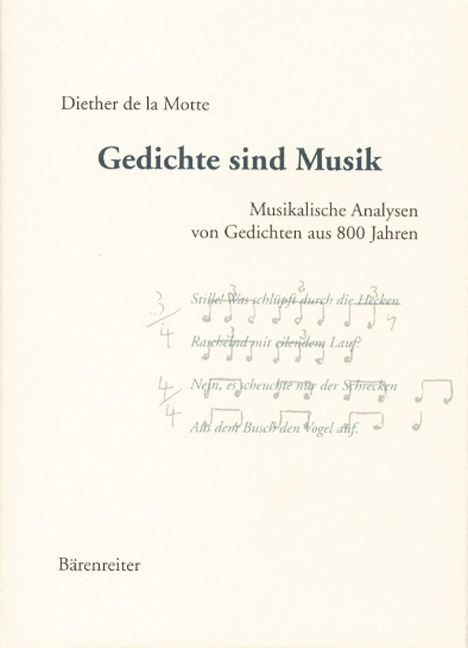 Motte: Gedichte sind Musik