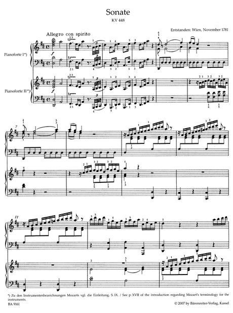 Mozart: Complete Works for Two Pianos