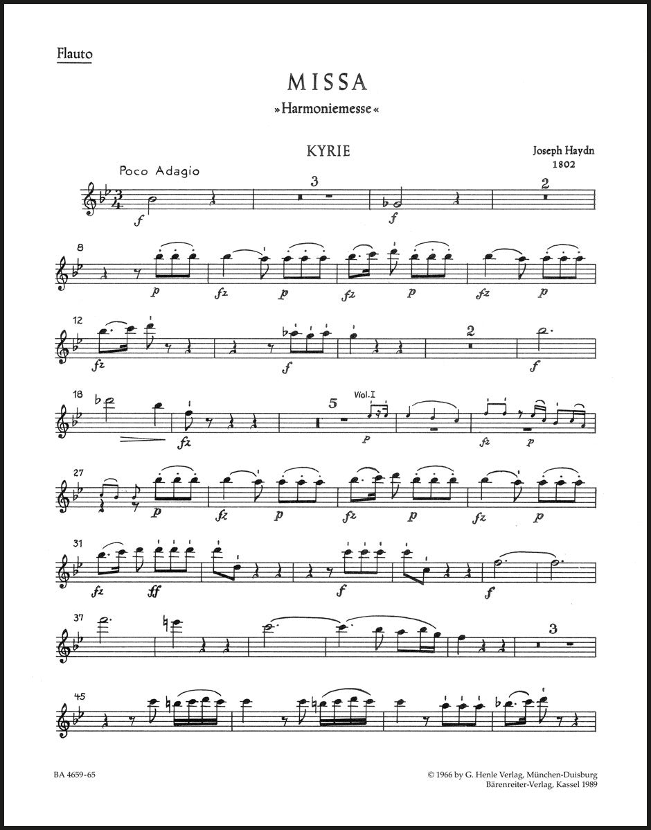 Haydn: Missa in B-flat Major, Hob. XXII:14