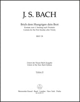 Bach: Brich dem Hungrigen dein Brot, BWV 39