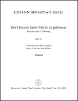 Bach: Der Himmel lacht! Die Erde jubilieret, BWV 31