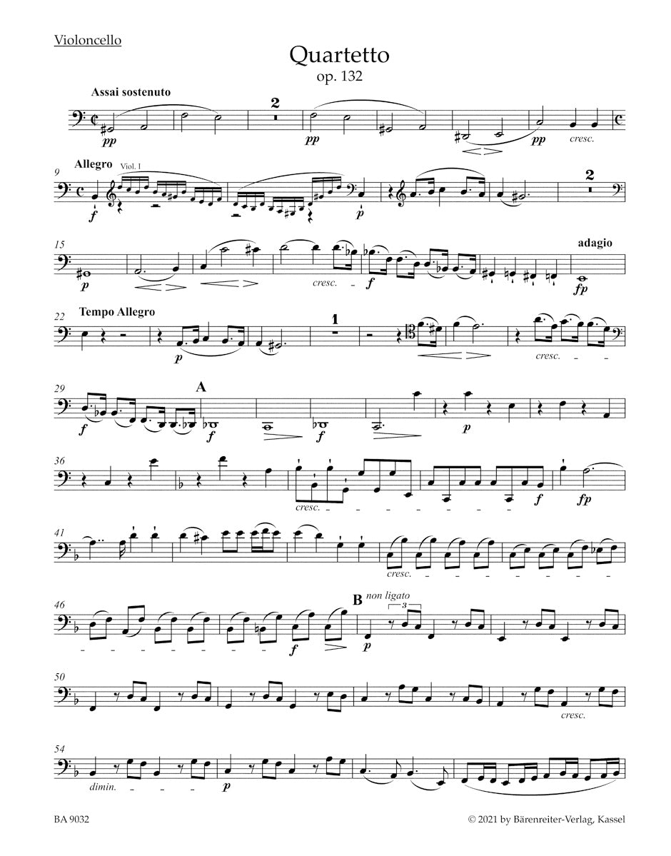 Beethoven: String Quartet in A Minor, Op. 132