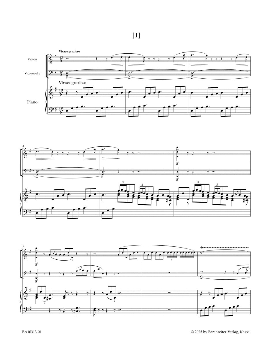 Saint-Saëns: Trios for Piano, Violin and Cello