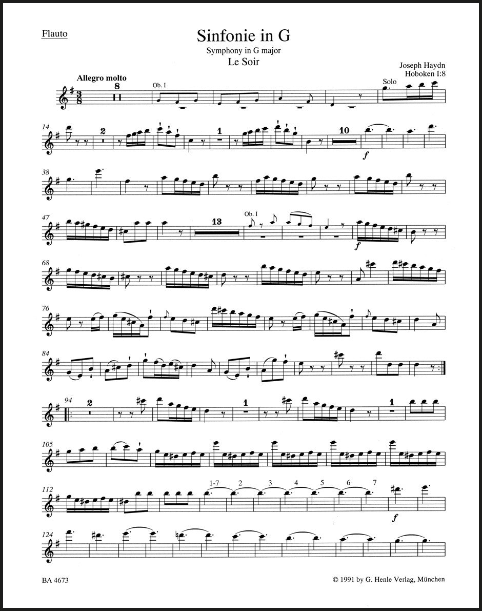 Haydn: Symphony No. 8 in G Major, Hob. I:8