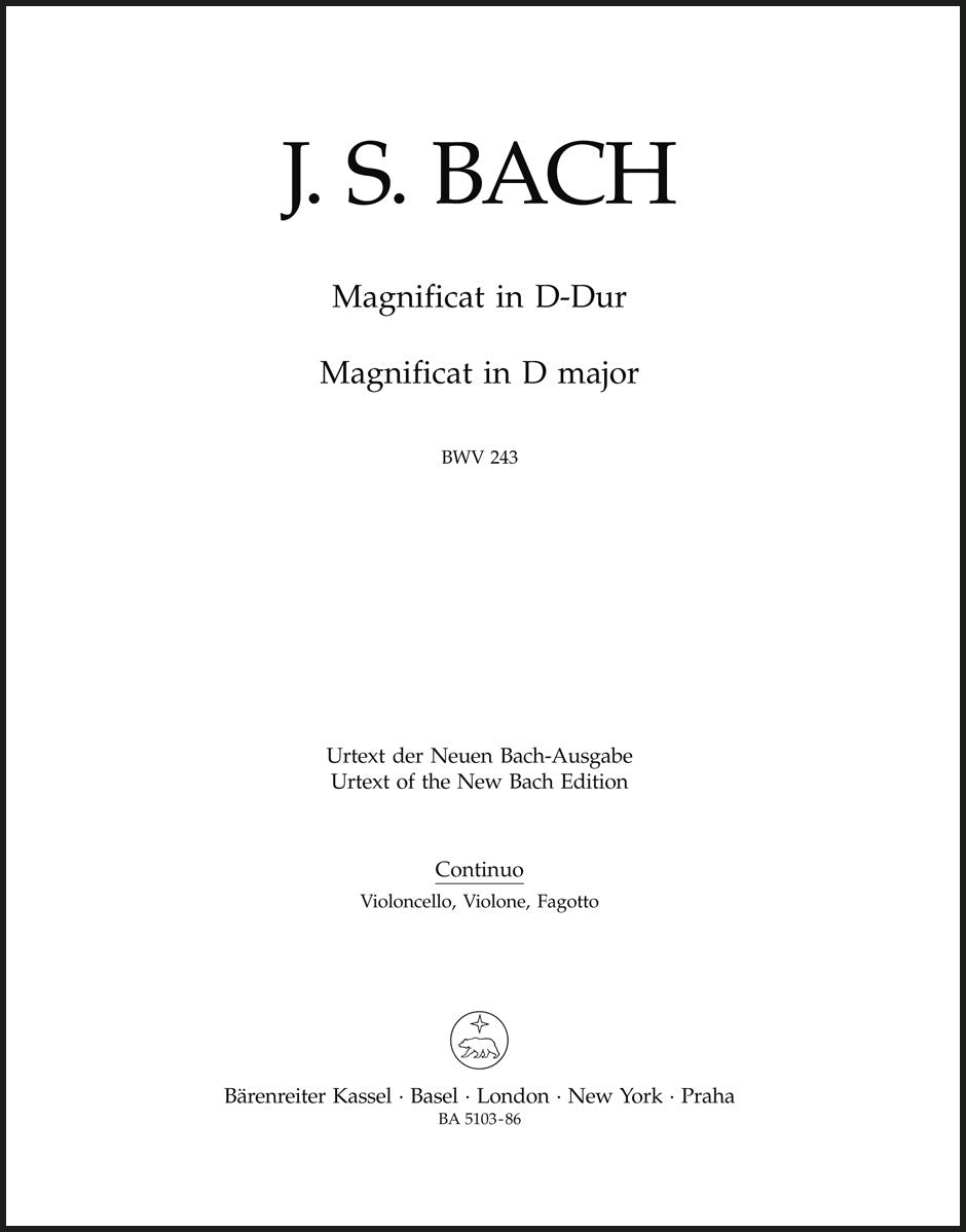 Bach: Magnificat in D Major, BWV 243