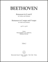 Beethoven: Romances in F Major, Op. 50 and G Major, Op. 40