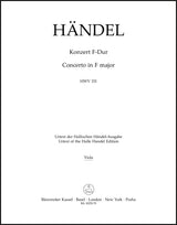 Handel: Concerto grosso in F Major, HWV 331