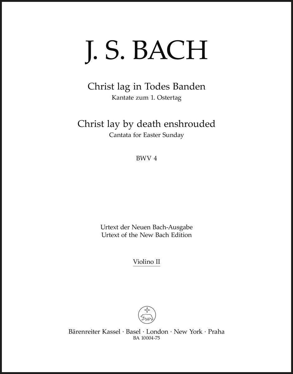 Bach: Christ lag in Todes Banden, BWV 4