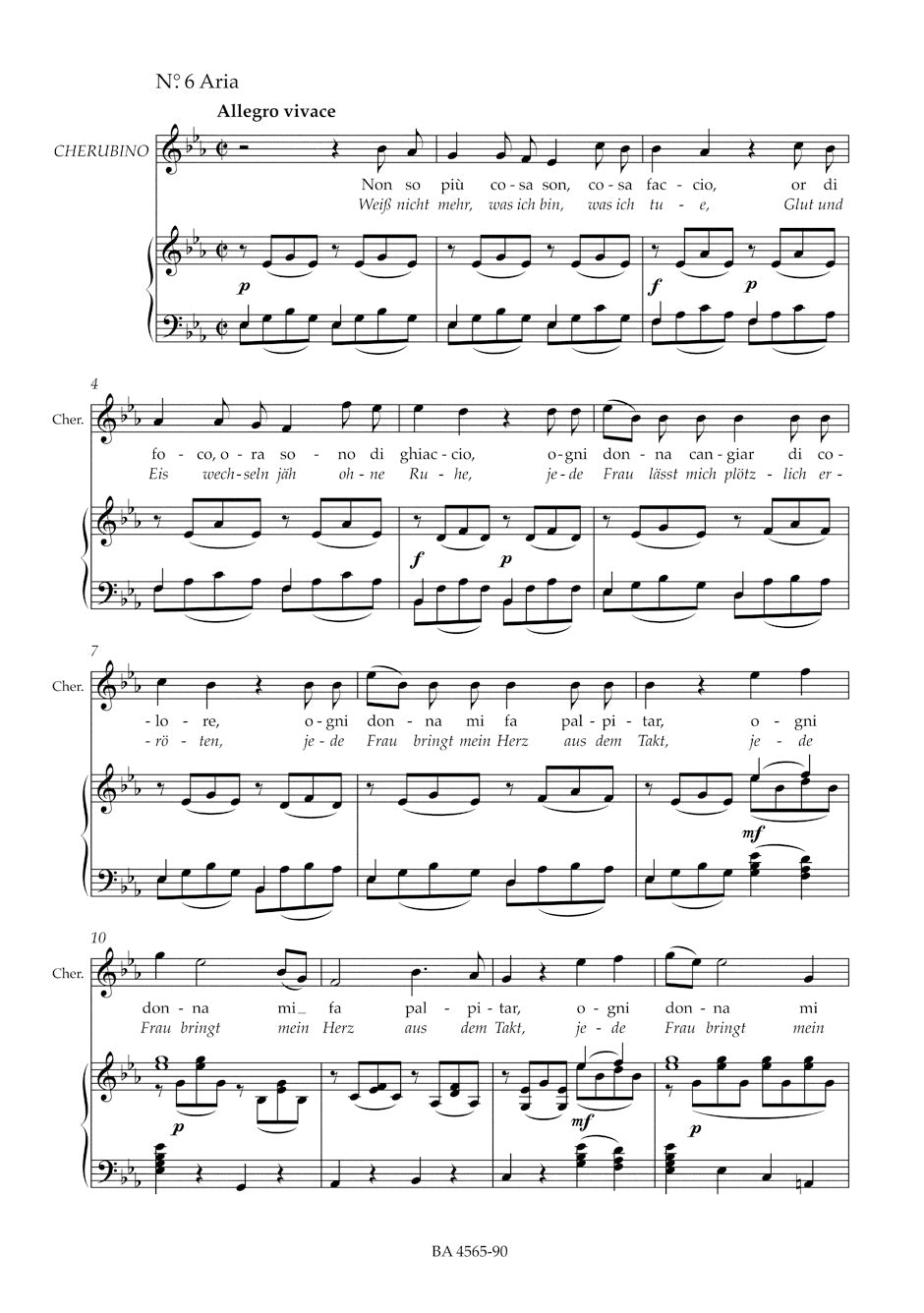 Mozart: Le nozze di Figaro, K. 492
