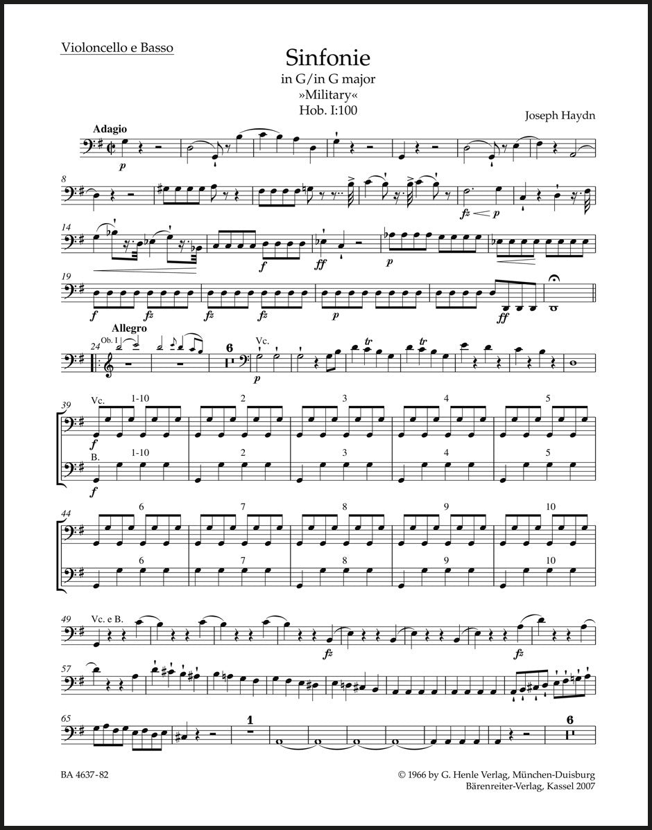 Haydn: Symphony in G Major, Hob. I:100
