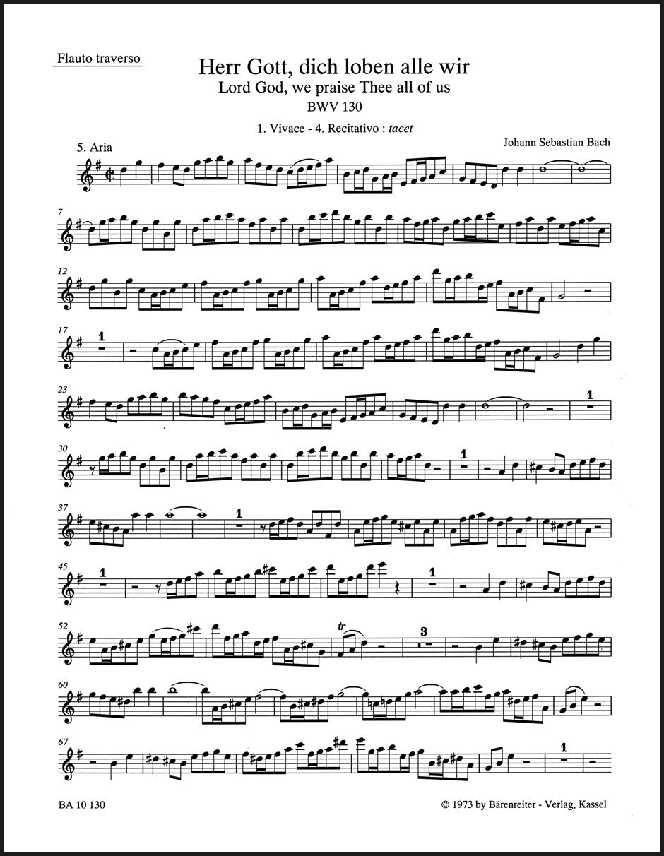 Bach: Herr Gott, dich loben alle wir, BWV 130