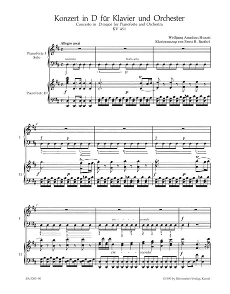 Mozart: Piano Concerto No. 16 in D Major, K. 451