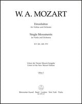 Mozart: Pieces for Violin and Orchestra, K. 261, 269 & 373