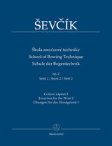 Ševčík: School of Bowing Technique, Op. 2 - Book 2