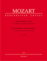 Mozart: Divertimento in E-flat Major, K. 563