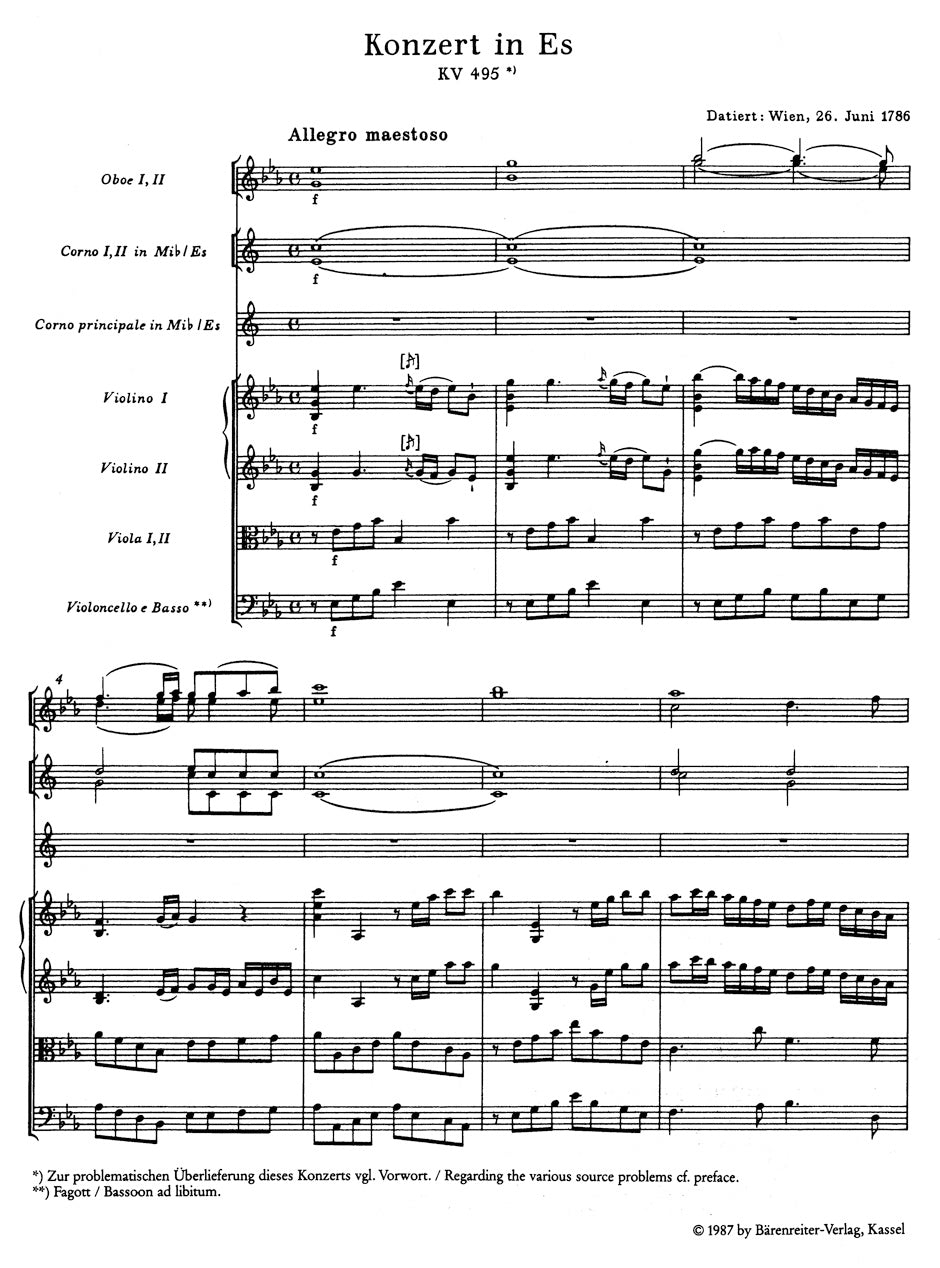 Mozart: The Horn Concertos, K. 417, 495, 447, 412 + 514 (386b)